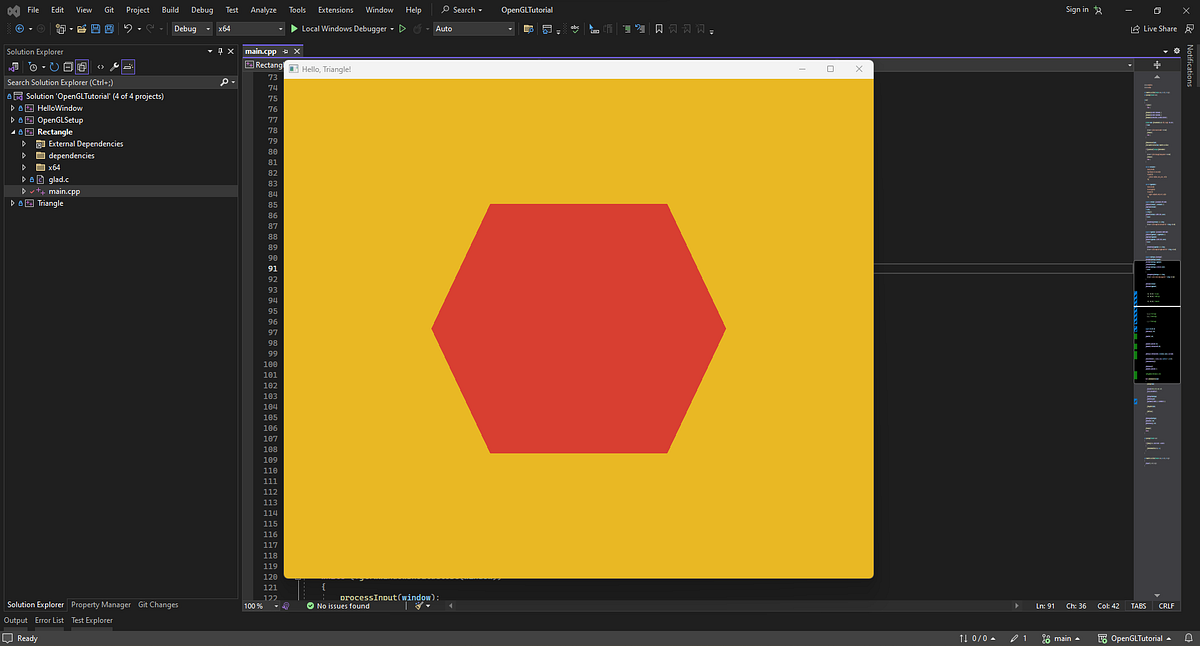 OpenGL Tutorial: Creating Rectangles and Hexagons Step by Step | by ...