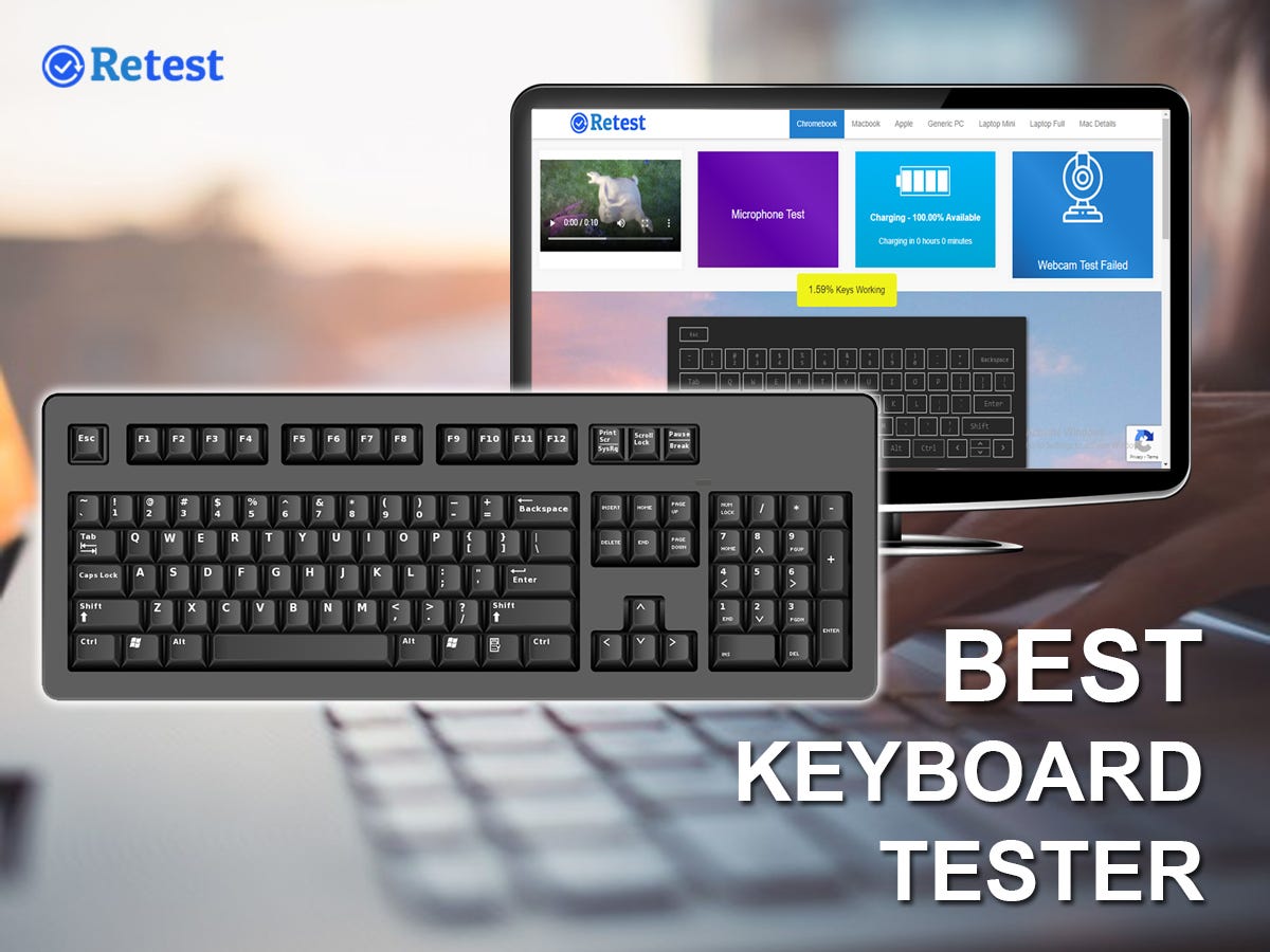 Keyboard Checker  The best online keyboard tester