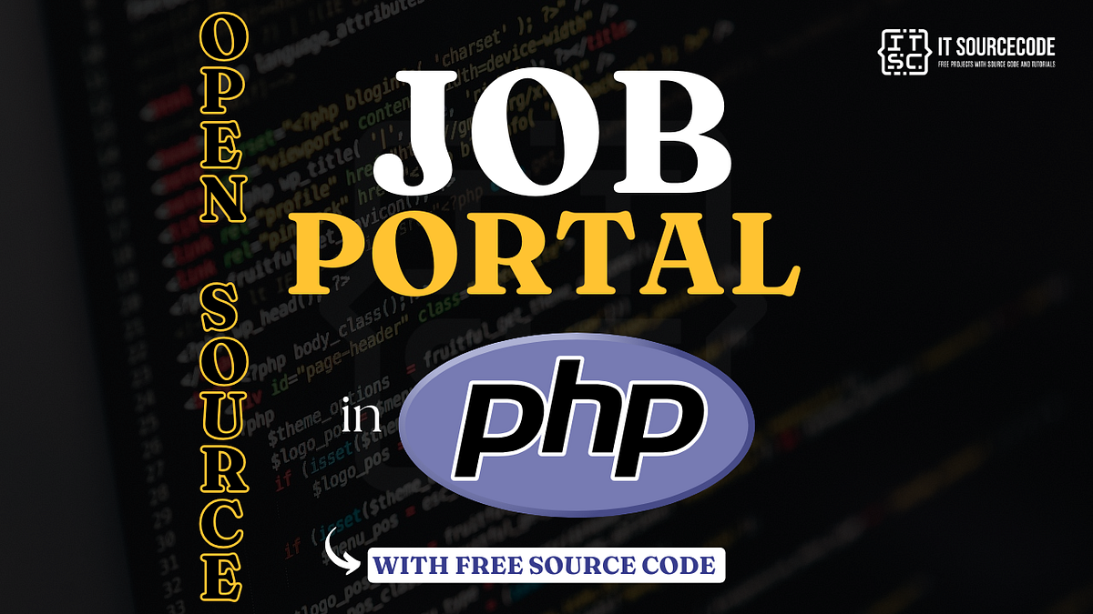 Open Source Job Portal in PHP with Free Source Code | by JOKEN ...
