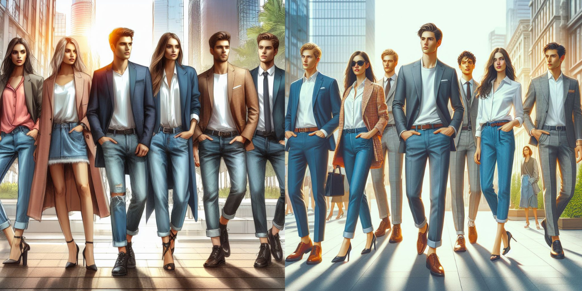 What is the main difference between semicasual and semiformal attire