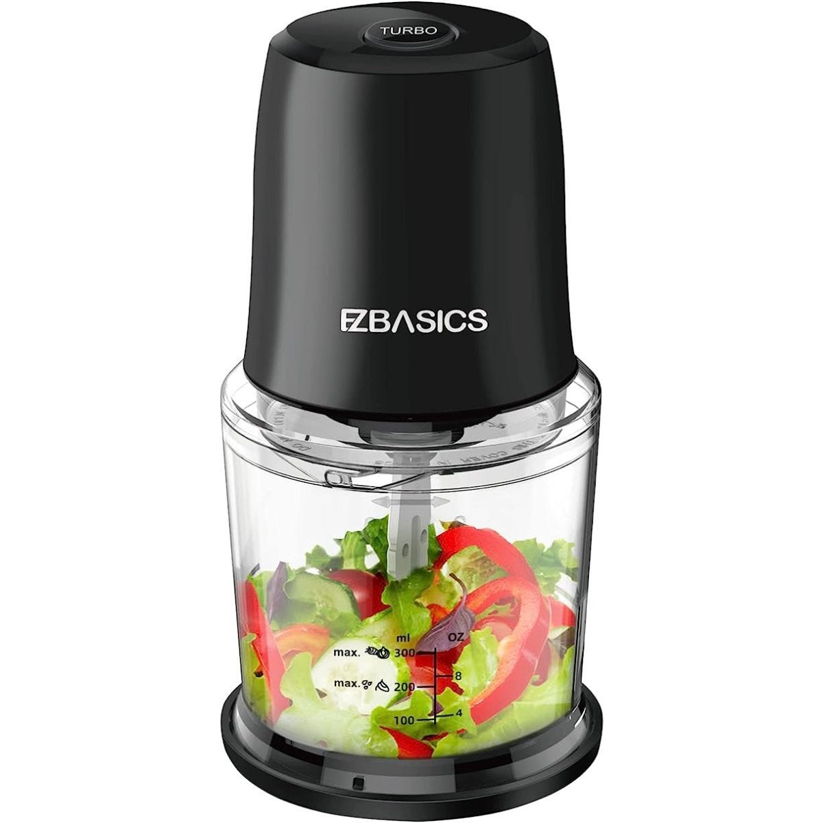 EZBASICS Food Processor Chop, Blend & Grind 2Cup Mini Chopper by