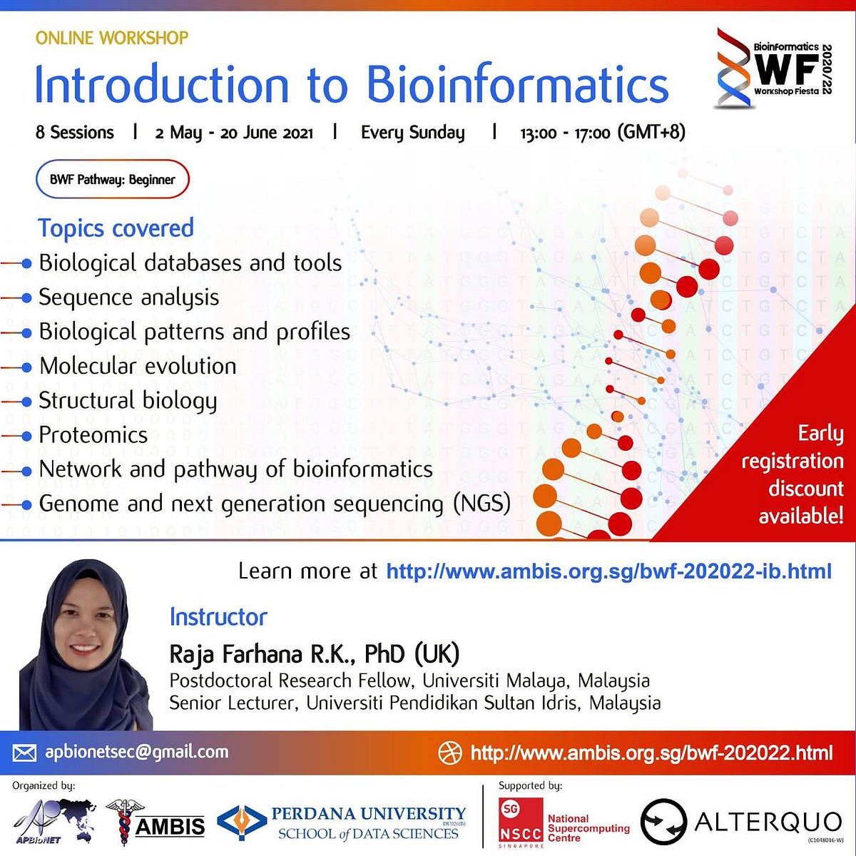 Bioinformatics Workshop Fiesta (BWF) 2020/22 — Introduction to ...