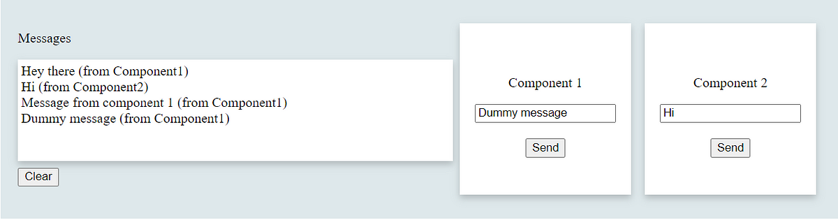 Easy component interaction and state management with services in ...