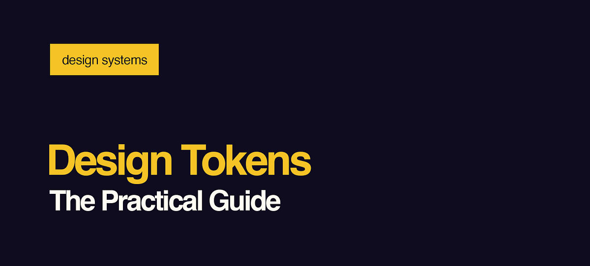 What are design tokens?. And how they can ensure a unified… by Jenny