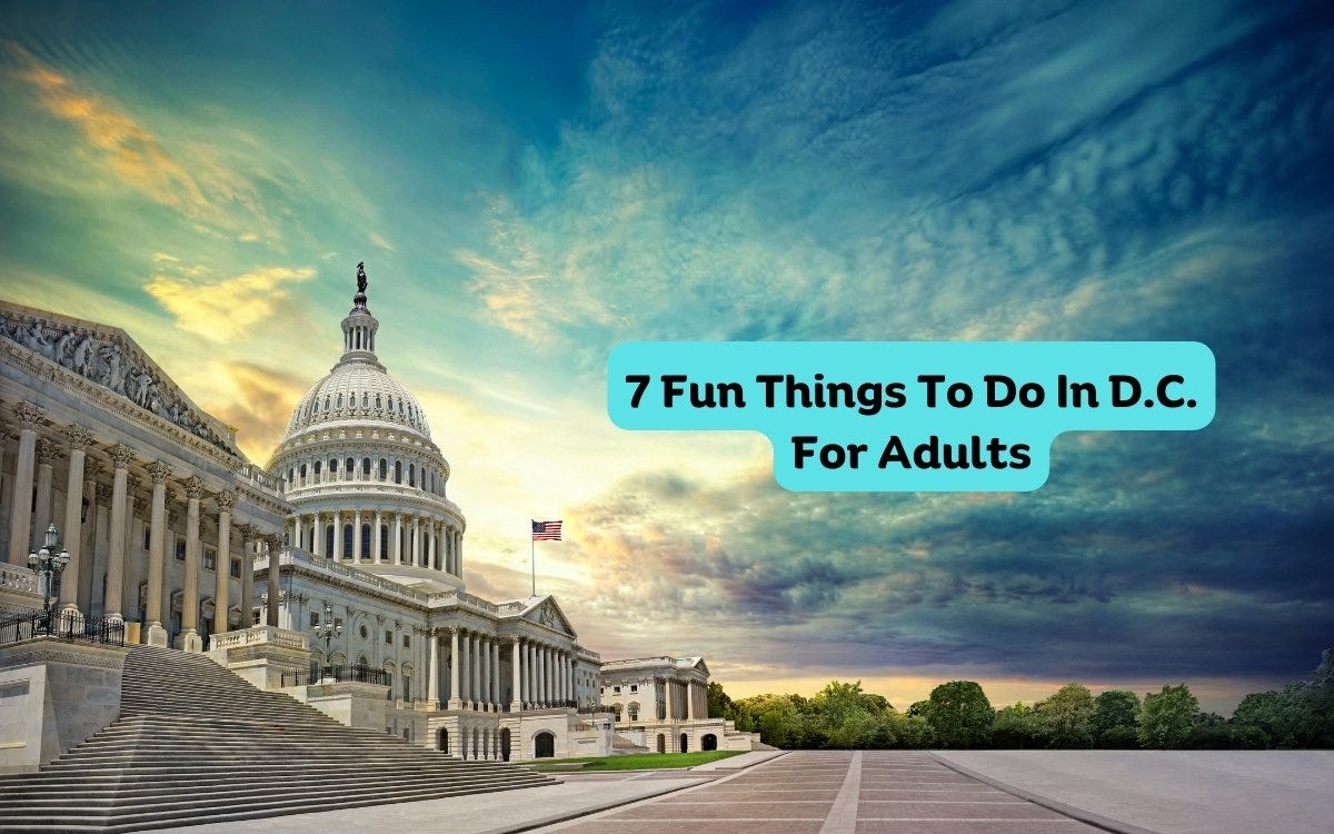 7 Fun Things To Do In D.C. For Adults