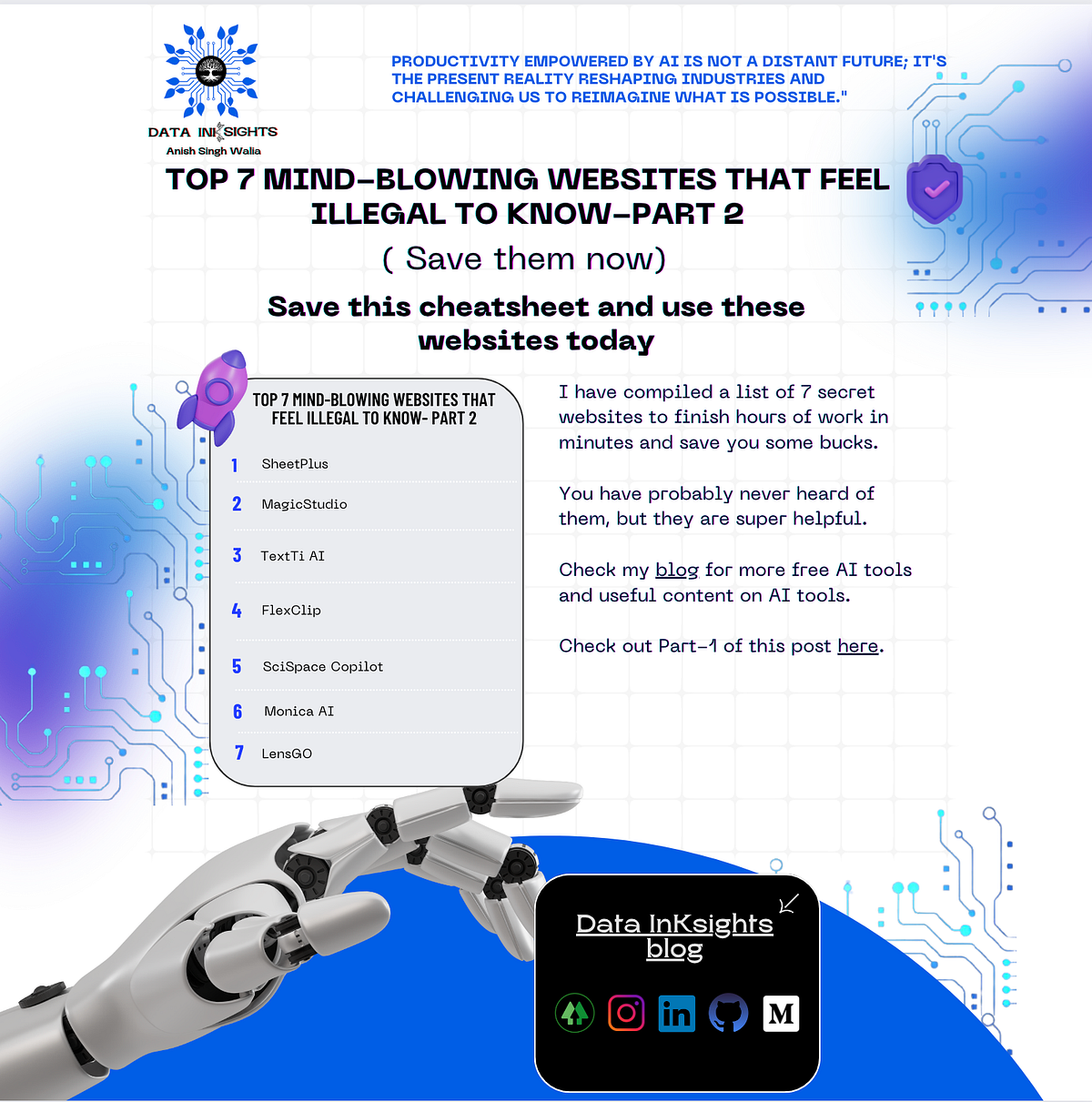 7 MindBlowing Websites That Feel Illegal to Know— Part 2 𝐀𝐈 𝐦𝐨𝐧𝐤𝐬.𝐢𝐨