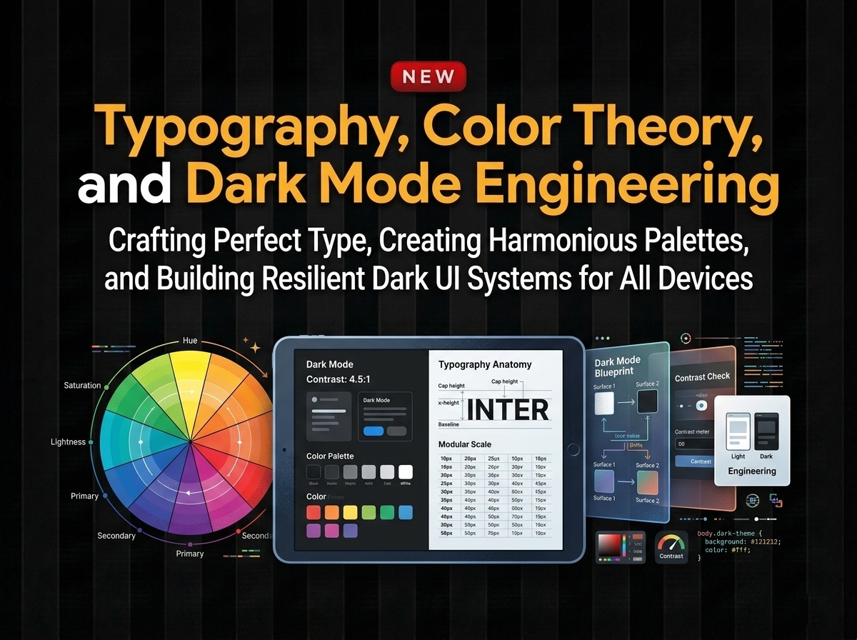 7 —🍌 Crafting the Core Visual Identity: Typography, Color Theory, and Dark Mode Engineering