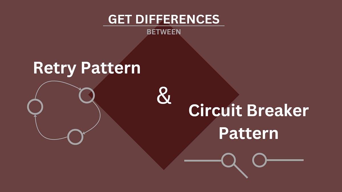 Get Differences between Retry Pattern and Circuit Breaker Pattern by