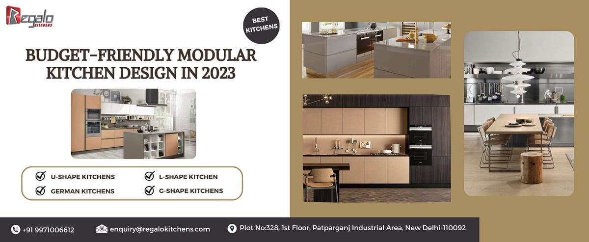Budget-Friendly Modular Kitchen Design in 2023 | by Regalo Kitchens ...