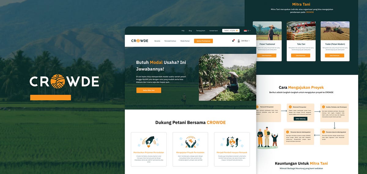 UI/UX Case Study: Redesign CROWDE Website | by Widiareta Safitri | Medium