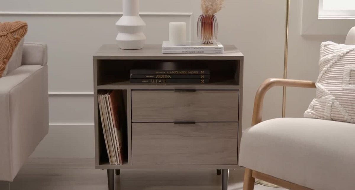 How to Choose Grey Side Table with Drawers for Living Room by Jon