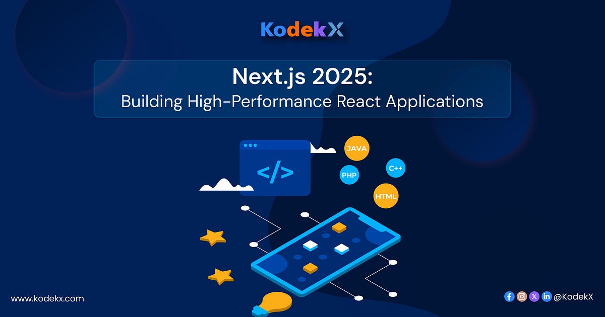 Next.js 2025: Building High-Performance React Applications That Scale ...