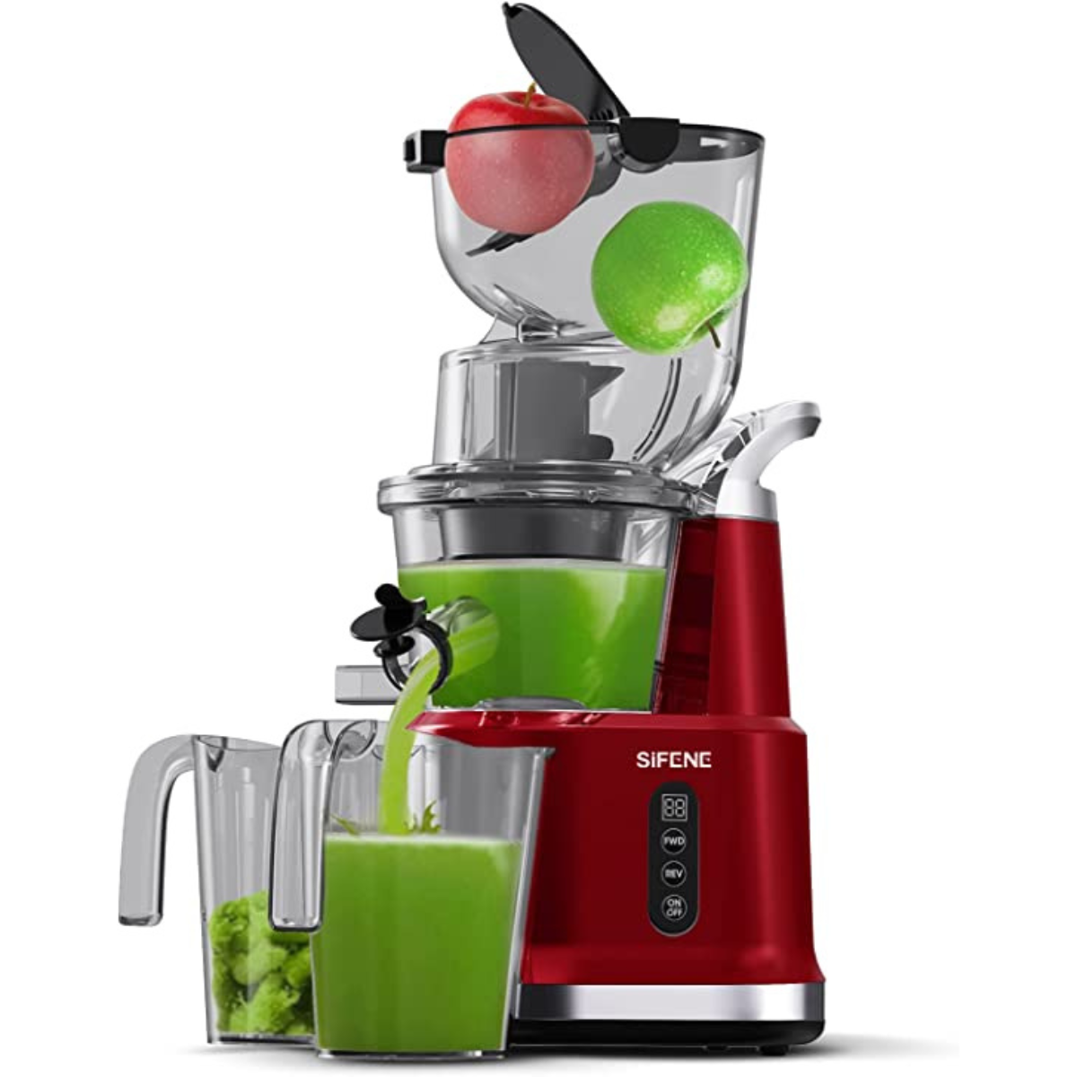 SiFENE Slow Masticating Juicer Cold Press Extractor, Easy Clean, BPAFree by Shazilwaqar May