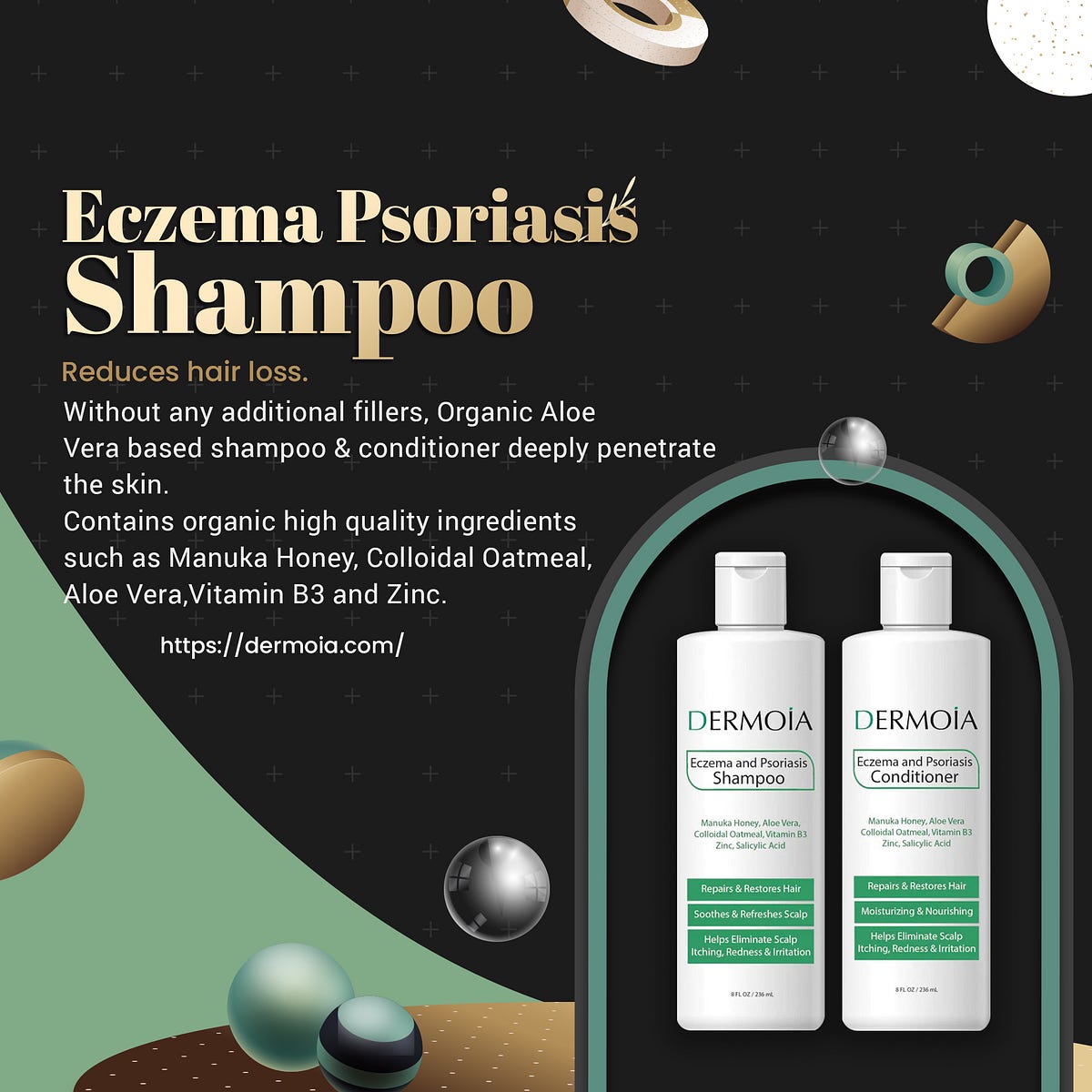 How To Use DERMOIA Eczema Shampoo And Conditioner? by info etafor