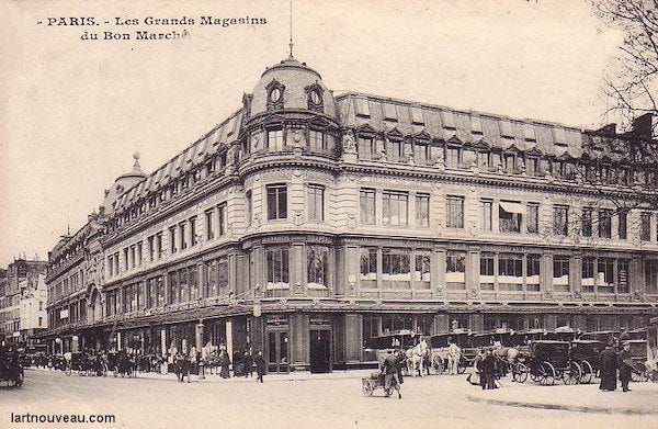 Le Bon Marché, the first departmental store in the world, by Shayali  Choudhury