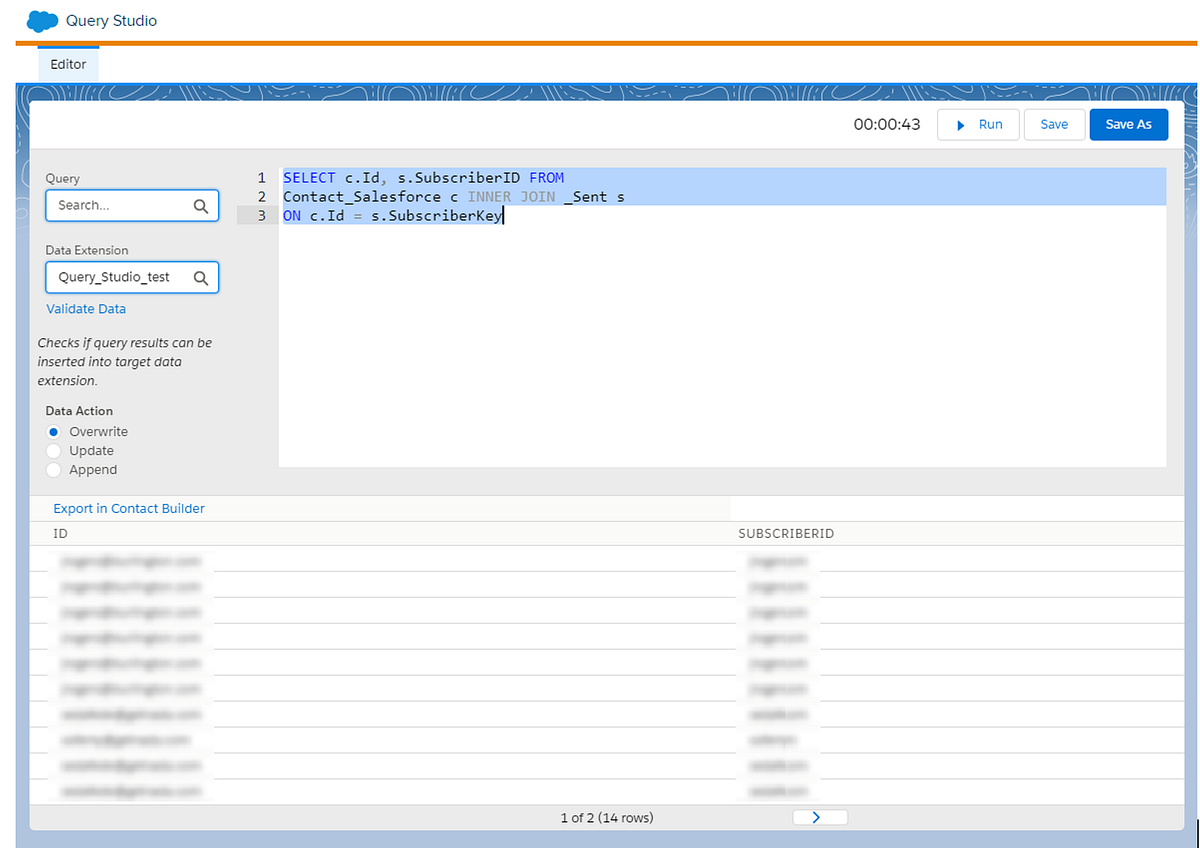 Query Studio for Salesforce Marketing Cloud Overview by Promotional