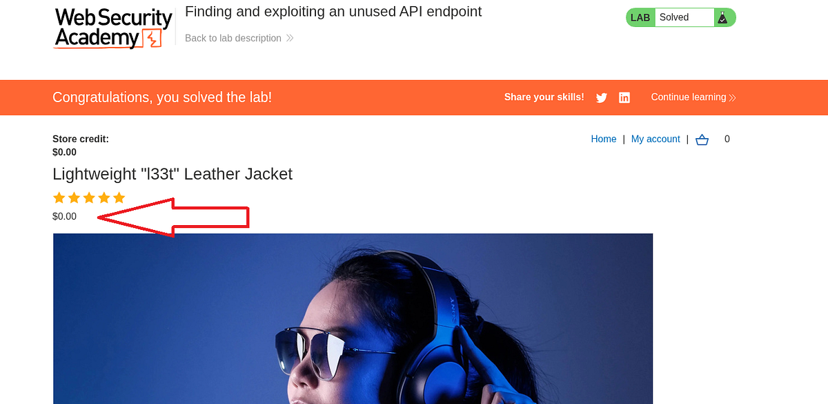 Lab 3#: Finding and exploiting an unused API endpoint | Api Testing ...