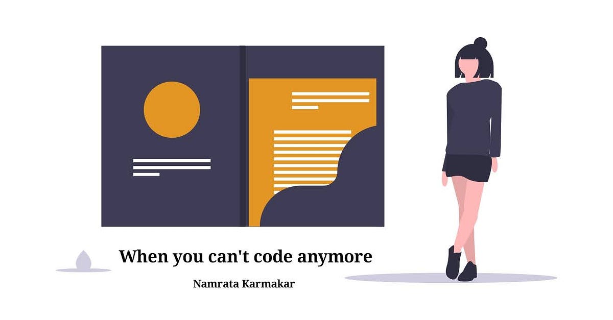 When you can’t code anymore. I’ve been putting off writing this blog ...