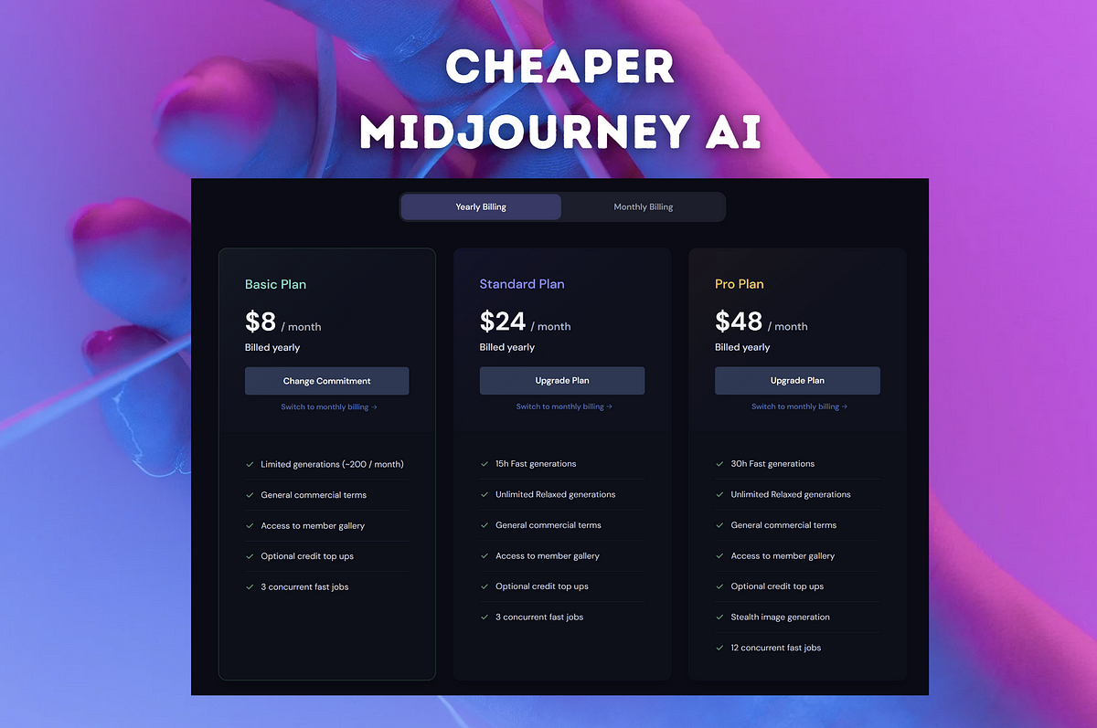 MidJourney AI Now Offers A Cheaper Subscription | by Jim Clyde Monge |  Medium