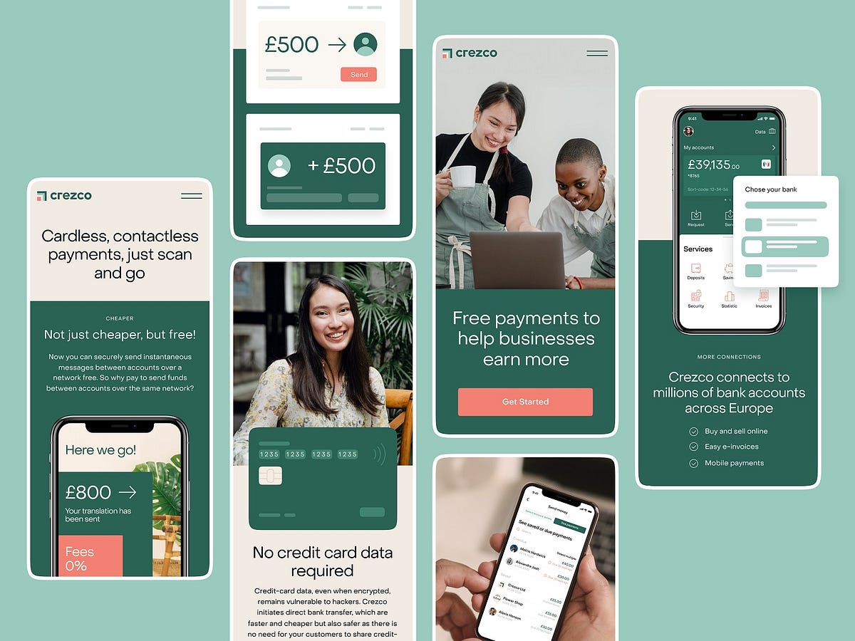 Case Study: Crezco. Identity and UI/UX Design for Fintech Service | by ...