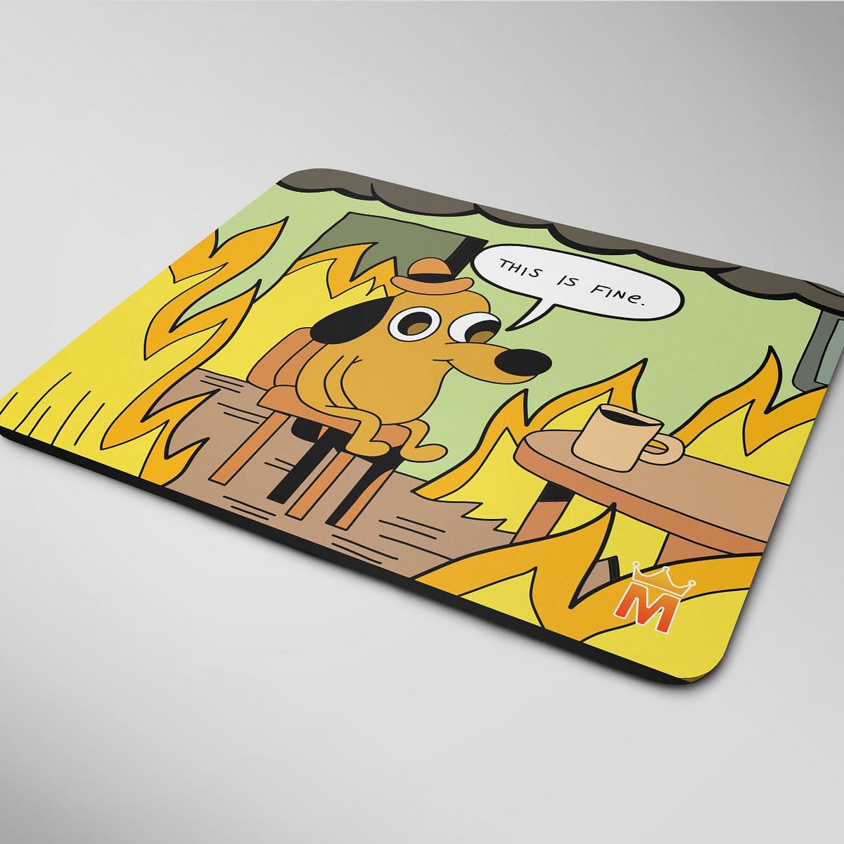 Meme Mouse Pads Custosanctprivatelimited Medium