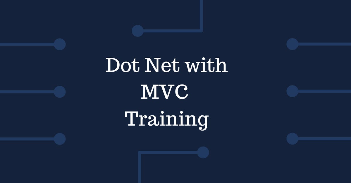 Dot Net With MVC Training in Dallas