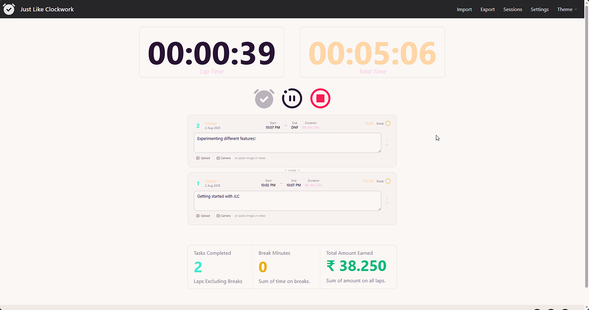 I built a simple stopwatch website for measuring freelance work! | by ...