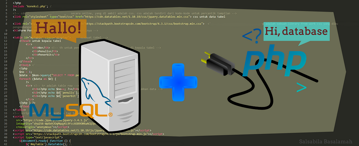 Membangun Halaman Web Sederhana. Menggunakan PHP dan MySQL | by ...