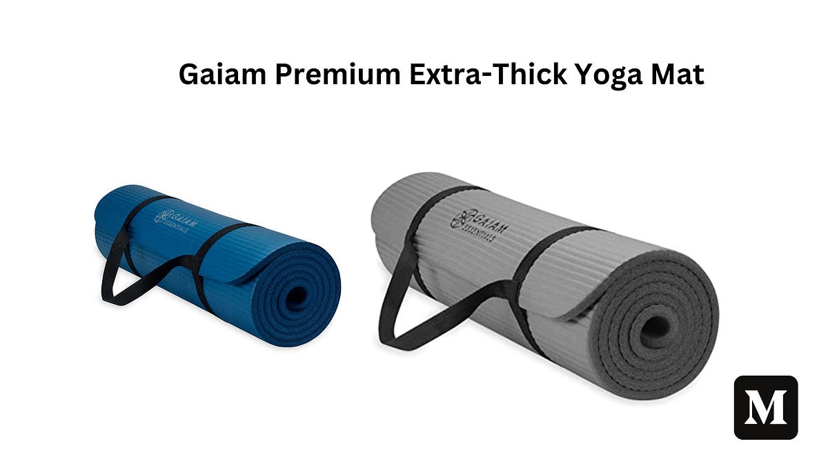 Gaiam Premium ExtraThick Yoga Mat by Nancy Lopez Medium