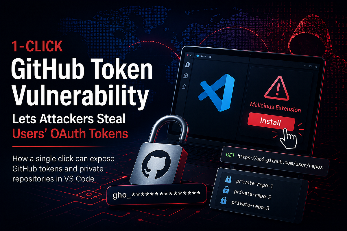 1-Click GitHub Token Vulnerability: How a Single Click Could Expose ...