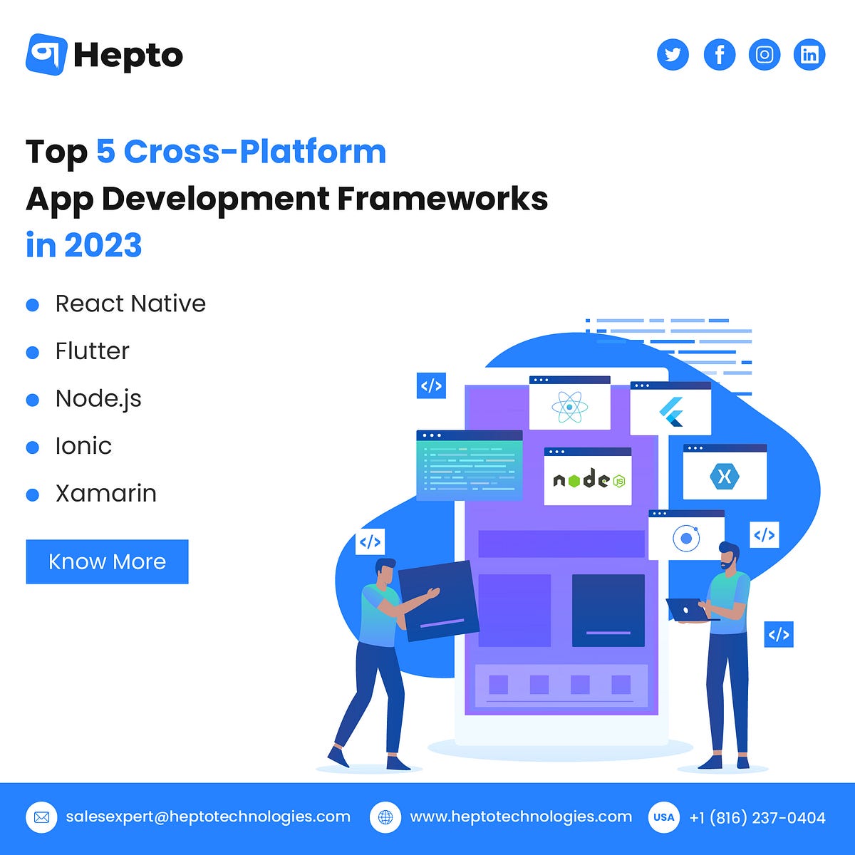 Top 5 Cross-Platform App Development Frameworks in 2023 | by Tiana ...