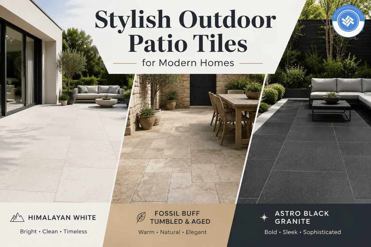 Design Ideas Using Outdoor Patio Tiles for Contemporary Homes
