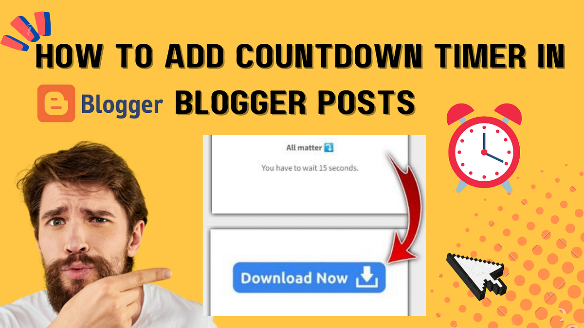 How to add countdown timer in blogger posts ZAINTECH Medium