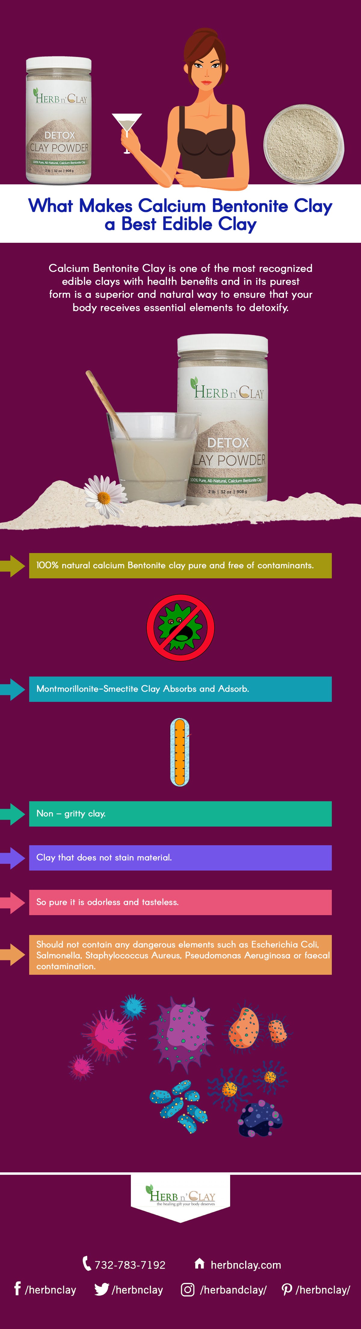 What Makes Calcium Bentonite Clay a Best Edible Clay by Herb n Clay