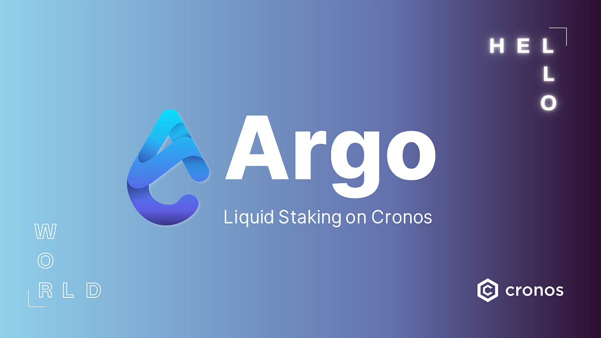 Argo — CRO liquid staking on Cronos | by Argo Finance | Medium