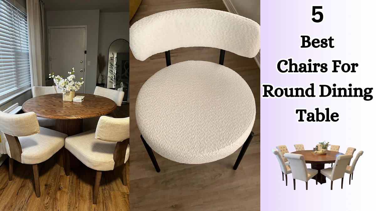 Best Chairs For Round Dining Table Pros, Cons, FAQs & More by Digi1