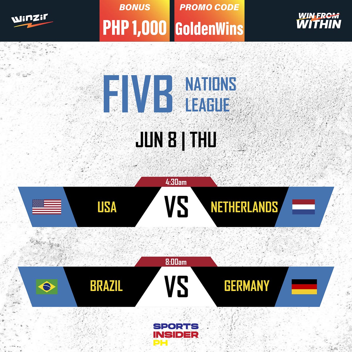FIVB Nations League Matches June 8, 2023 by sportsinsiderph Jun