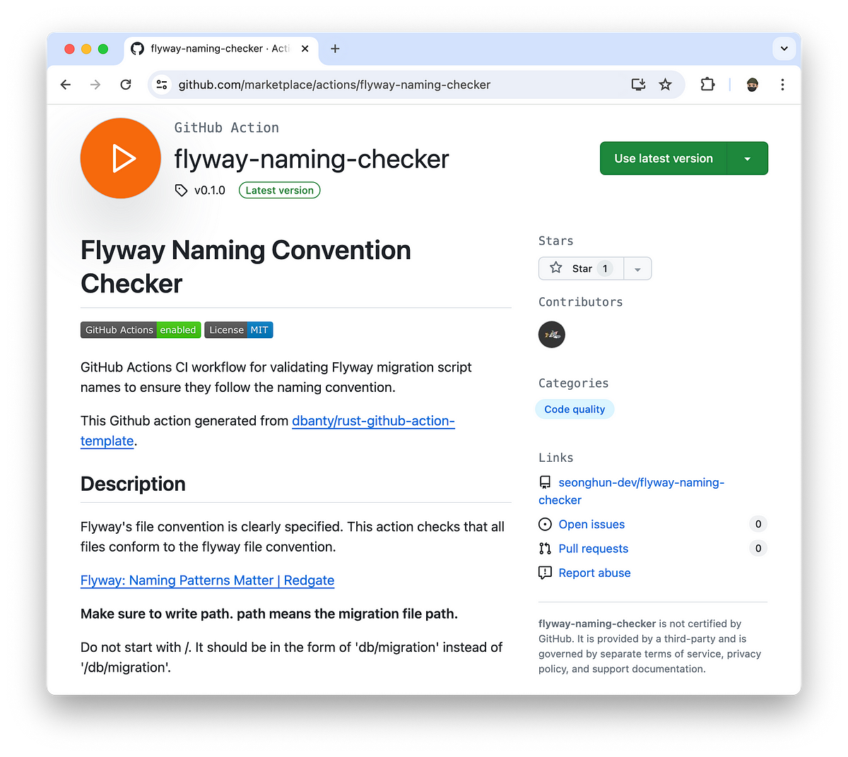 나만의 Github Action 만들기 — Flyway Naming Checker | by Seonghun | Medium