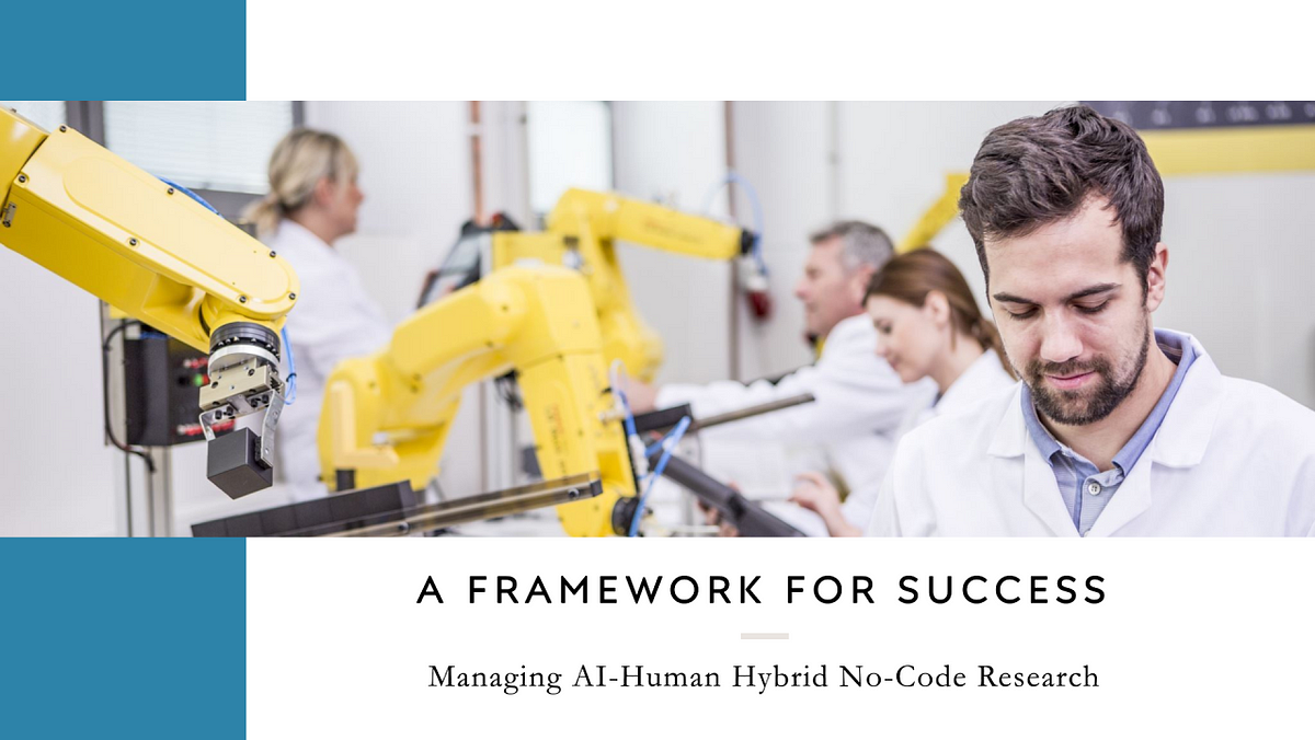 A Framework for Managing AI-Human Hybrid No-Code Research for Success | by  Dr. Alex Liu | Feb, 2024 | Medium