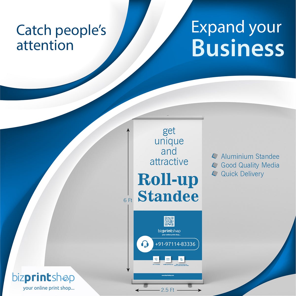 Rollup Standee Printing. Rollup banners are a great way to… by Biz