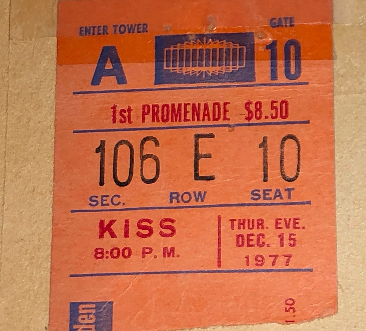 I Saw KISS at MSG in 1977. I was 11 and it blew my mind! by Lyle