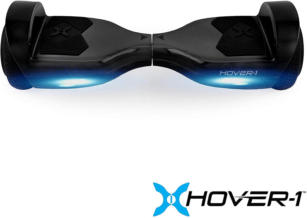 Hover1 Helix Electric Hoverboard 7MPH Top Speed, 4 Mile Range, 6HR