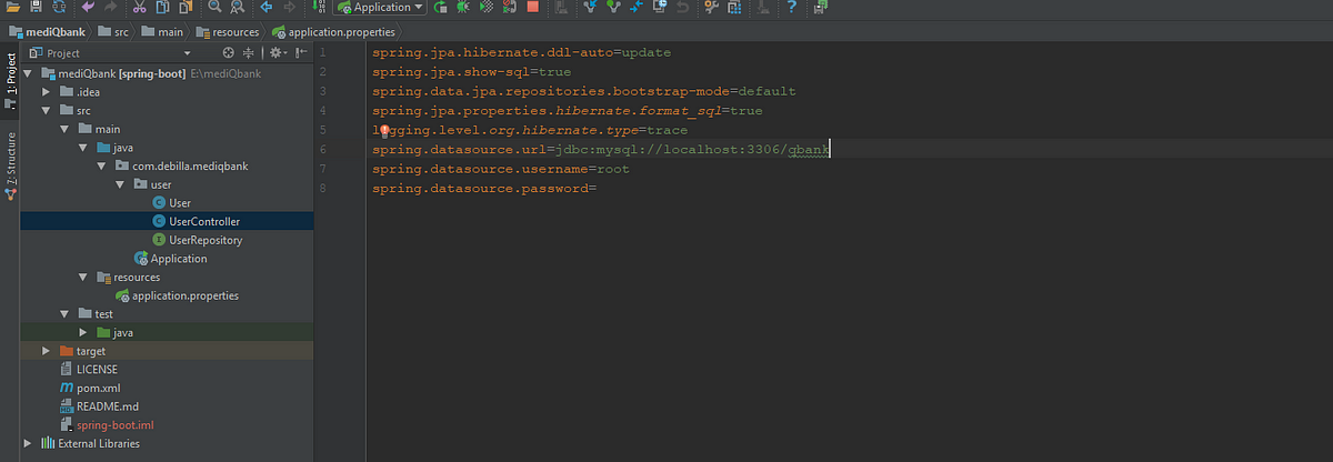 Creating a Spring boot application to update a mysql database | by ...