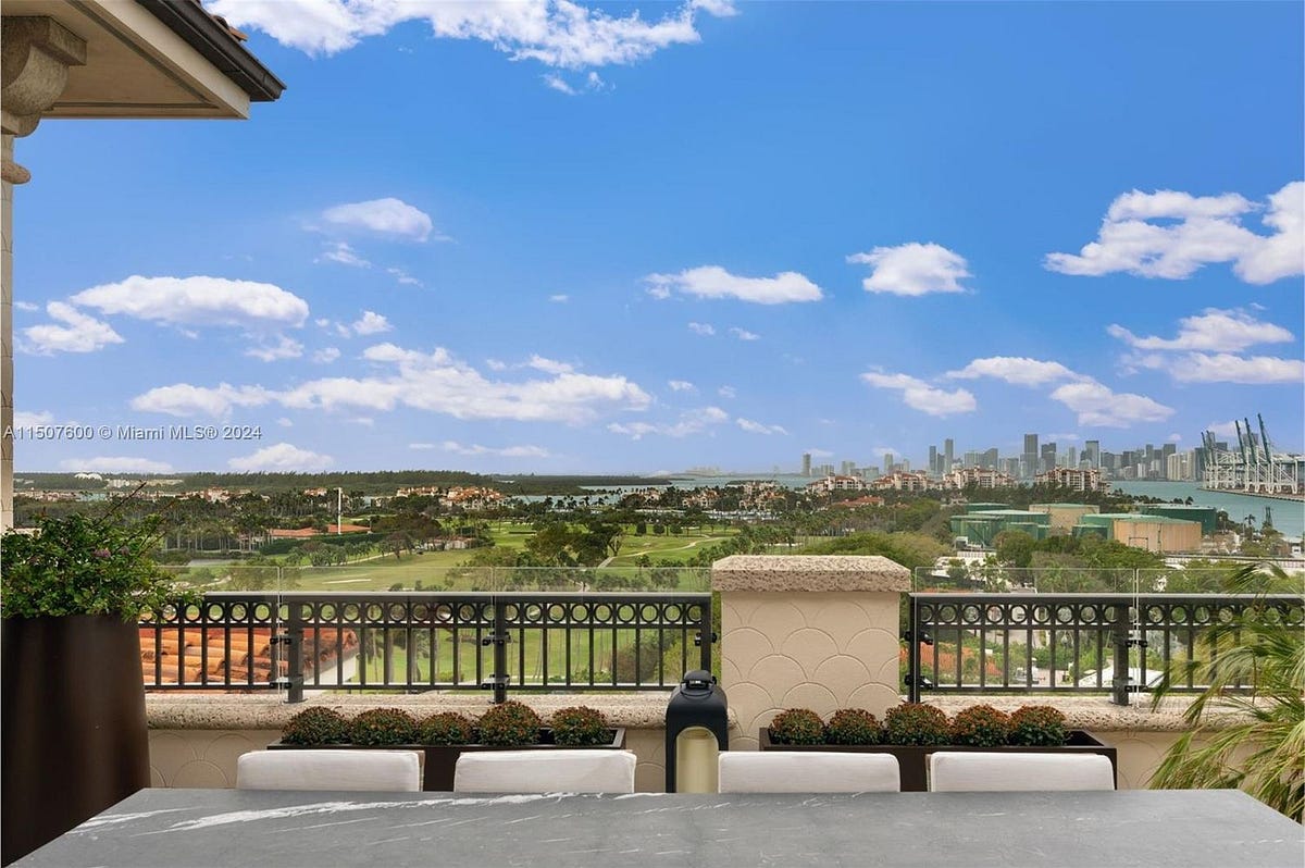 Fisher Island Penthouse For Sale Caroline Wozniacki and David Lee Put