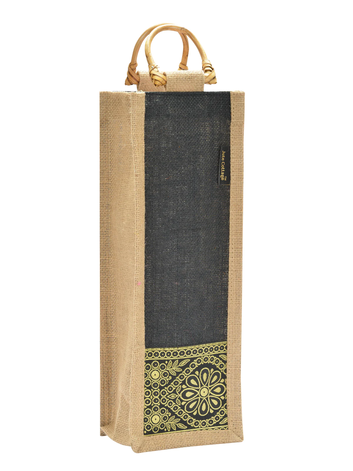 Buy Bottle Bag with Lace Print Online in India - Cottagejute - Medium