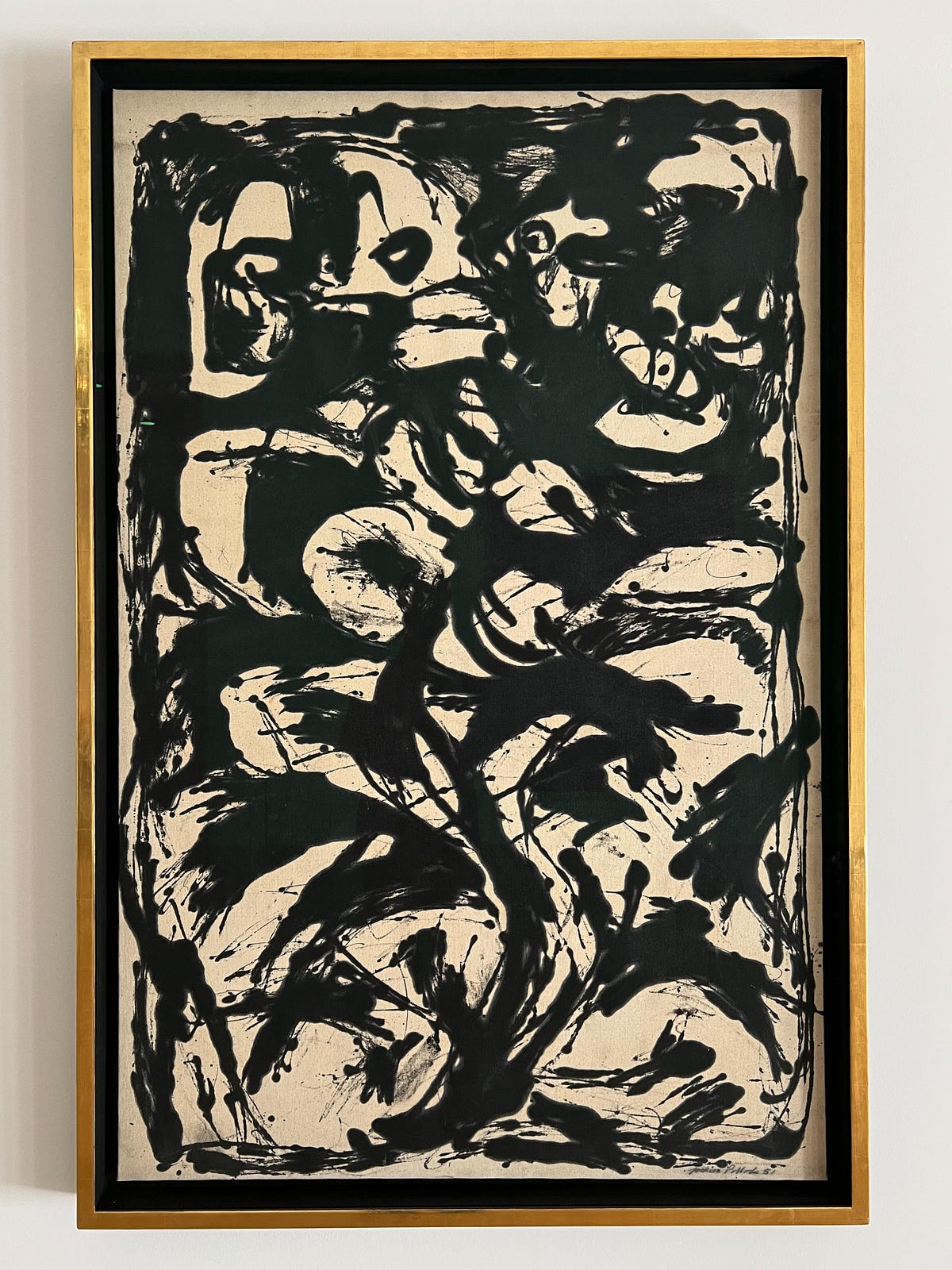 On Number 21 (1951) by Jackson Pollock | by Ken Tan | Medium