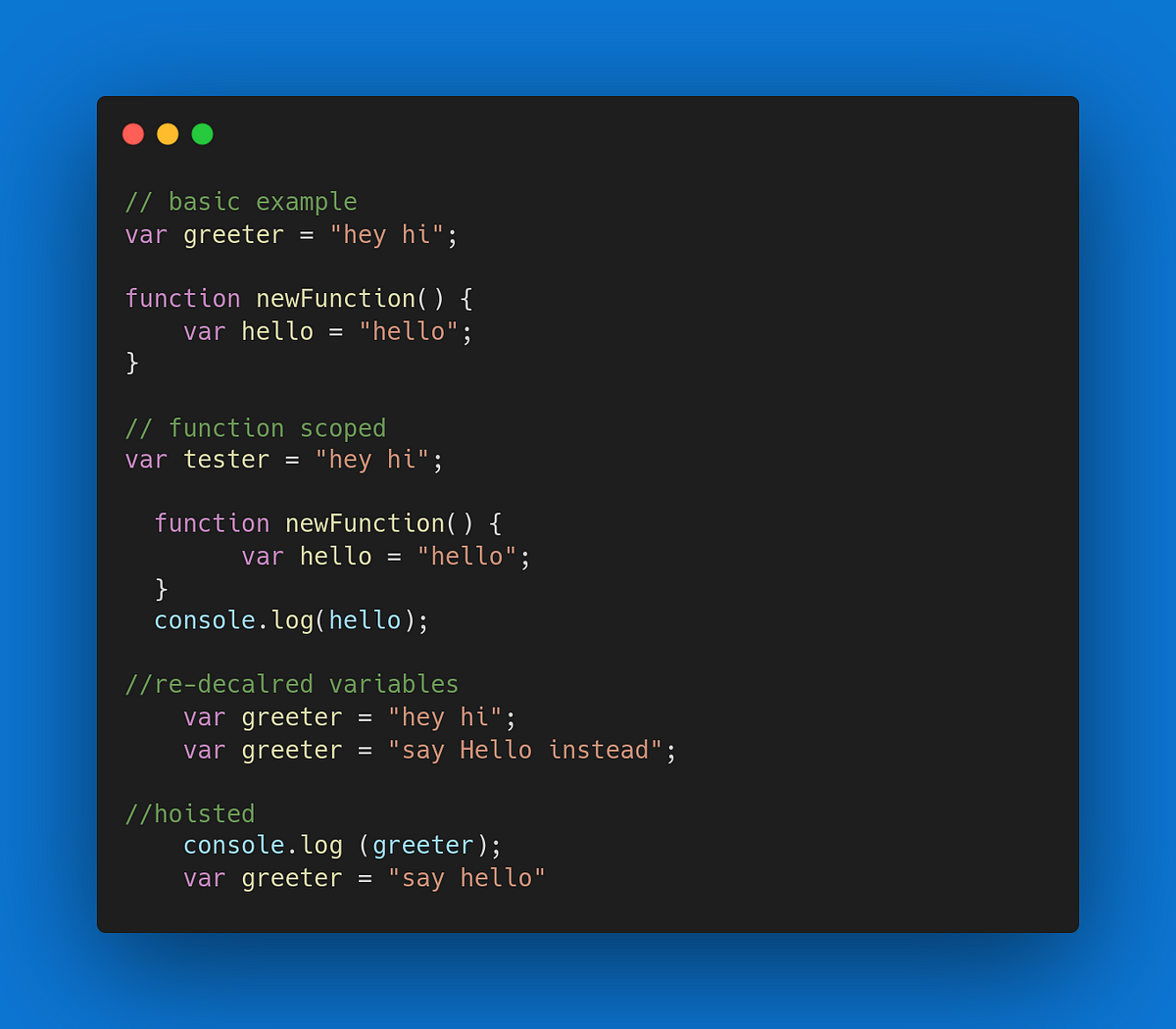 How to Use Variables in Javascript: A blog about how to use variables ...