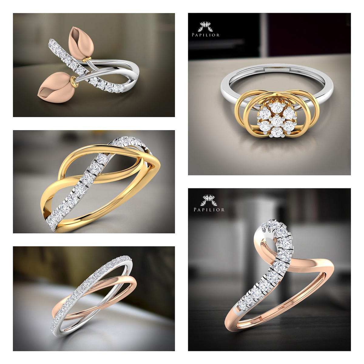 Diamonds Forever and for Everyone Rings Under 15000! by Papilior