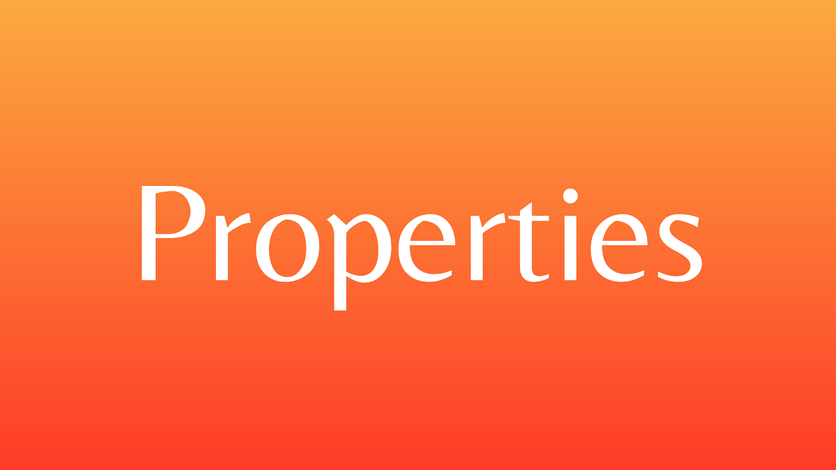 Types of Properties in Swift. In Swift, we’ve got different kinds of