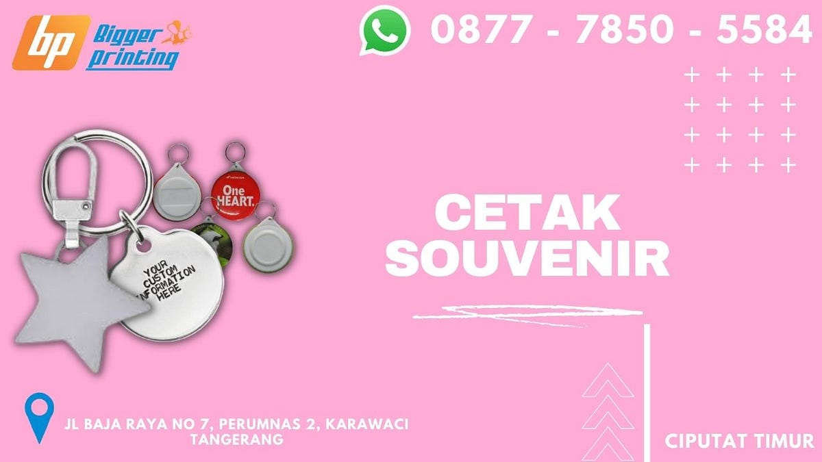 KUALITAS TERBAIK, Wa./Call. 0877–7850–5584, Cetak Souvenir di Tangerang